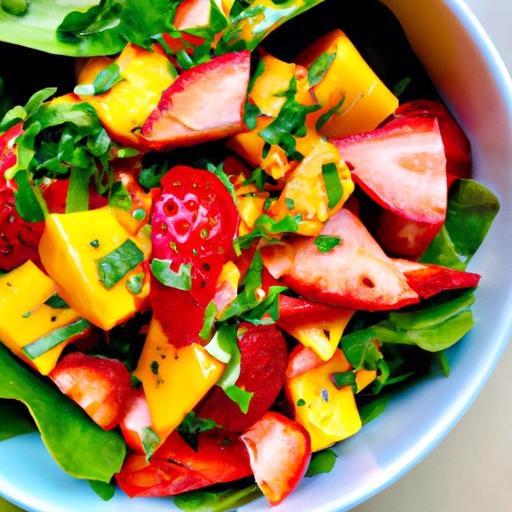 Strawberry-Mango Salad