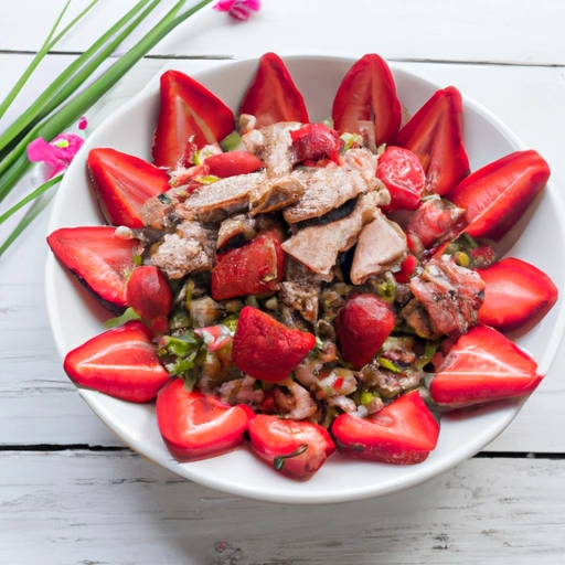 Strawberry-Pork Salad