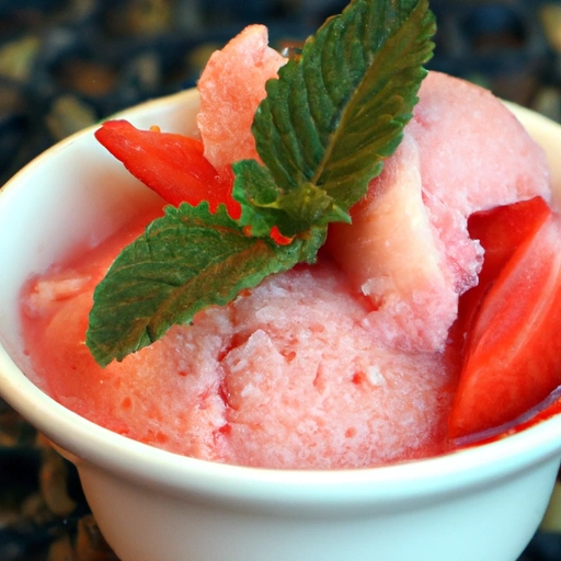 Strawberry Sherbet