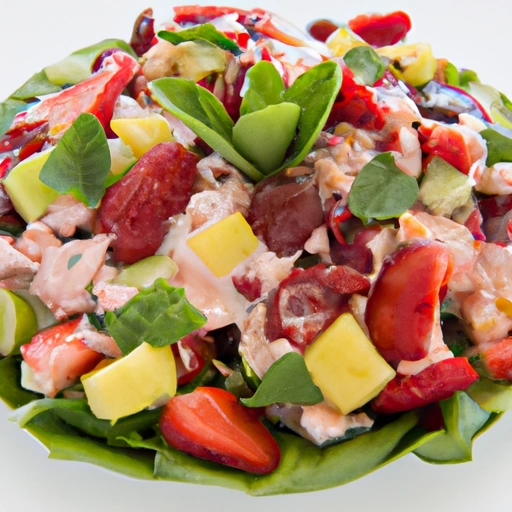 Strawberry Spa Turkey Salad