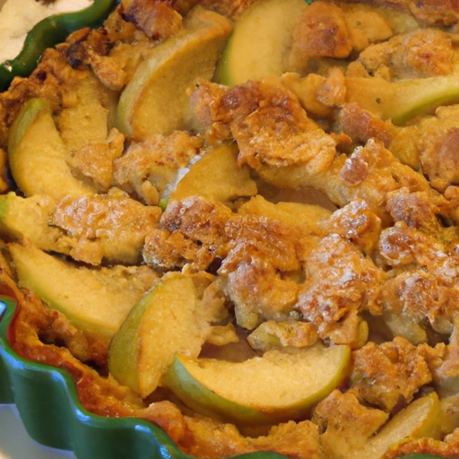 Streusel Apple Tart