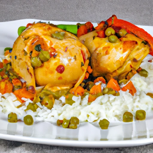 Stuffed Chicken with Jalapeno Rice
