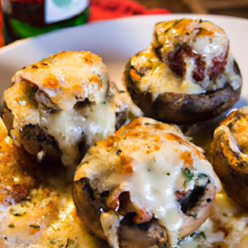 Stuffed Mushrooms Parmesana