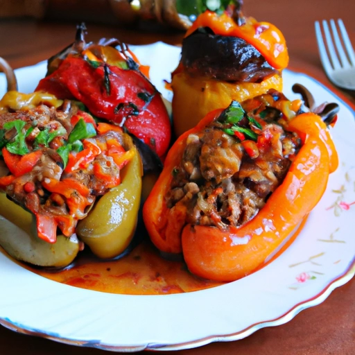 Stuffed peppers - Punjene paprike