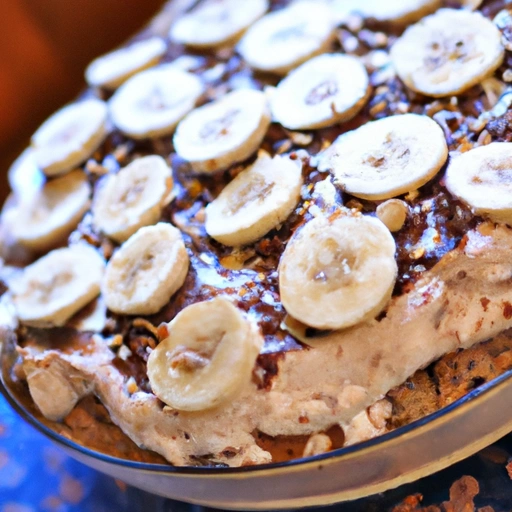 Sugar-free Chocolate Banana Cream Pie