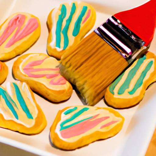 Susan and Michael's Paint Brush Cookies