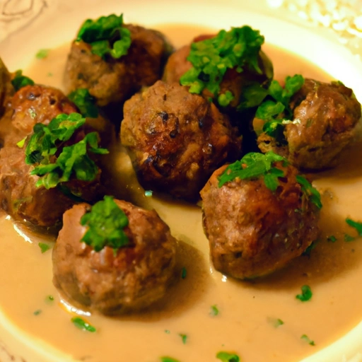 Swedish Meatballs with Ground Beef and Pork