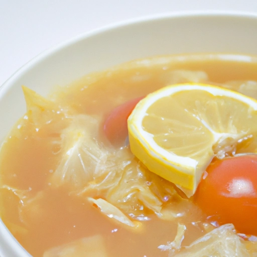 Słodko-kwaśna zupa z kapusty