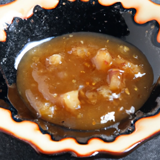 Słodko-pikantny sos cebulowy
