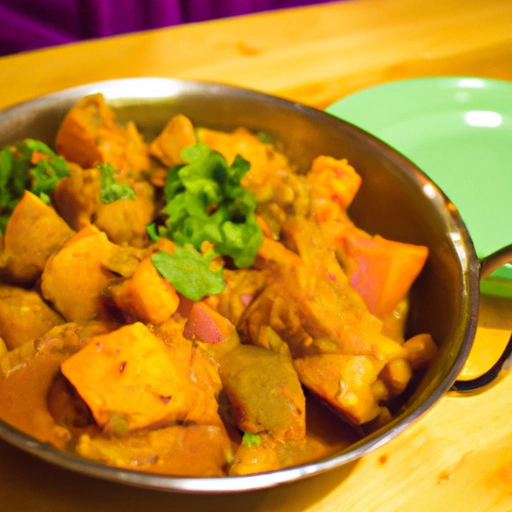 Curry ze słodkiego ziemniaka
