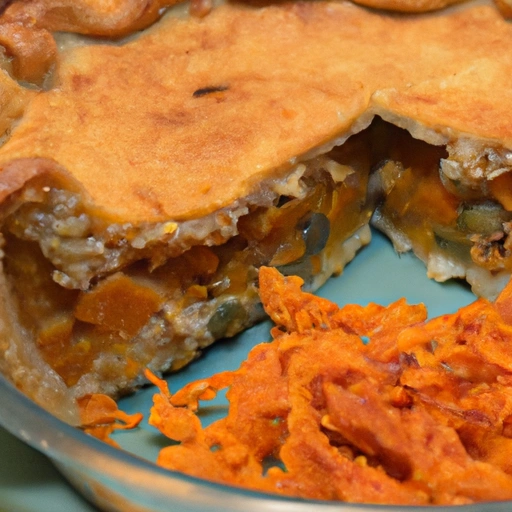 Sweet Potato Turkey Pie