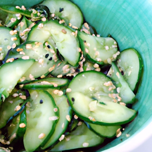 Sweet-Sour Cucumber Salad