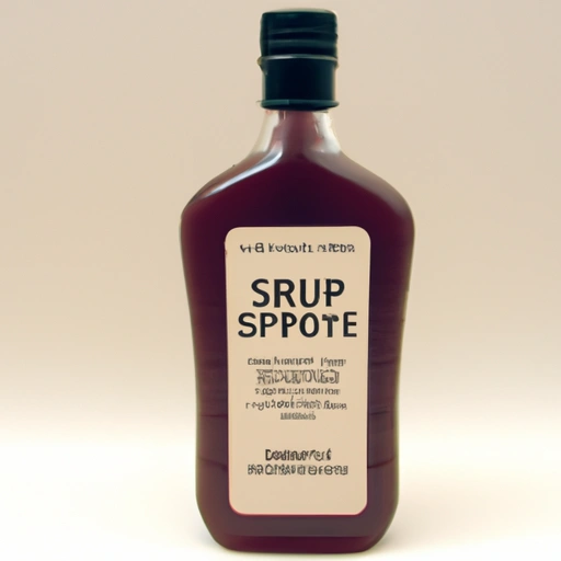 Syrup for hot or cold chocolate drink