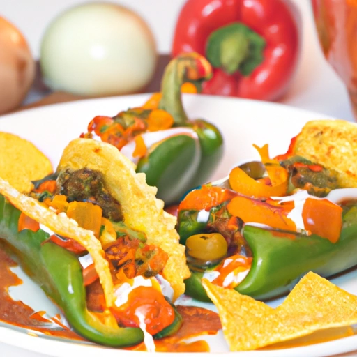 Taco-stuffed Bell Peppers