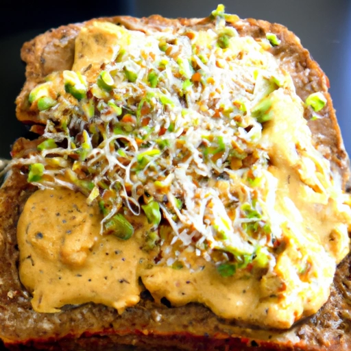 Tahini Sprout Sandwich