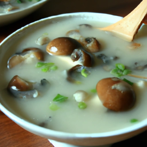 Kwaśna zupa z wieloma grzybami