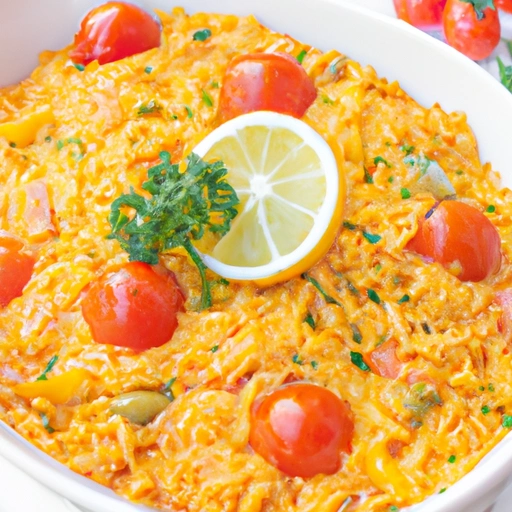Kwaśny pomidor i cytrynowy risotto