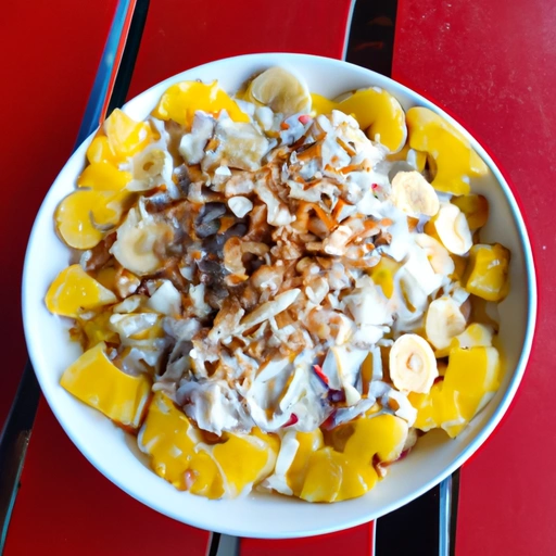 Tanzanian Pineapple Nut Salad