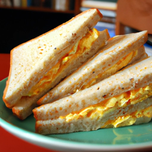 Tea Sandwich with Eggs