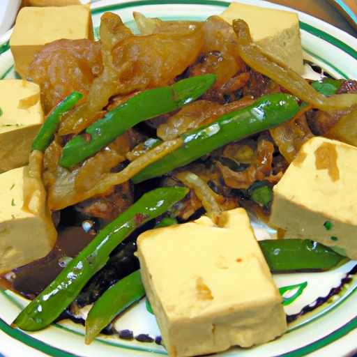 Tempura Green Beans, Yellow Beans And Tofu