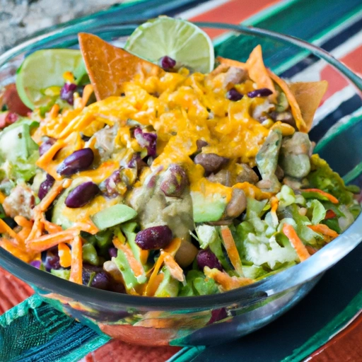Texas Ranch-style Bean Taco Salad
