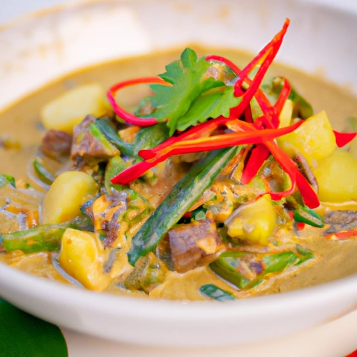 Tajskie curry z wołowiną