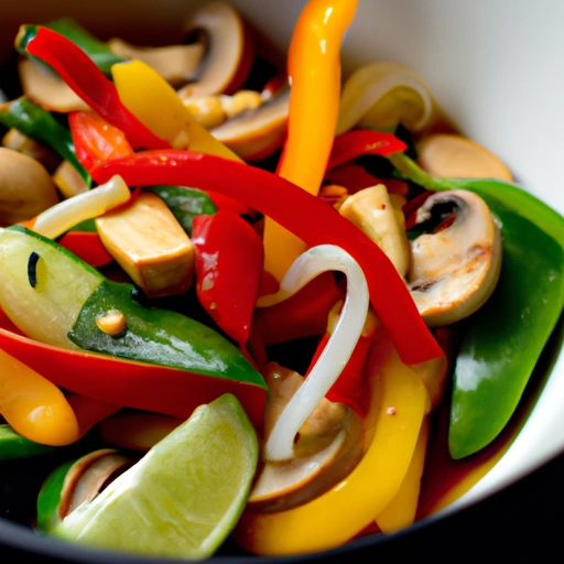 Tajski stir-fry warzywny