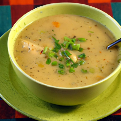 Thick Chicken and Vegetable Soup