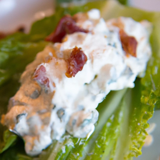 Tip of the Iceberg Salad with Blue Cheese Dressing