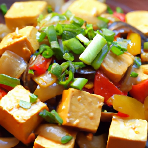 Tofu i stir-fry z warzywami