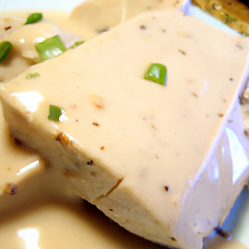 Tofu Honey Dijon Sauce