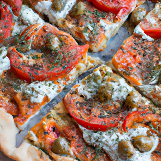 Tomato and Olive Pizza