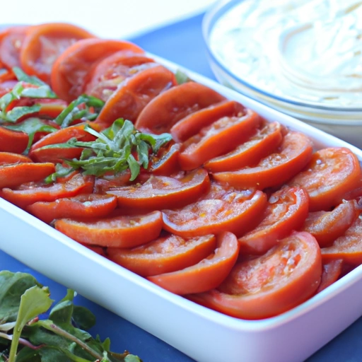 Tomato Salad with Cheese
