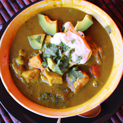 Tortilla Soup with Veggies and Meat