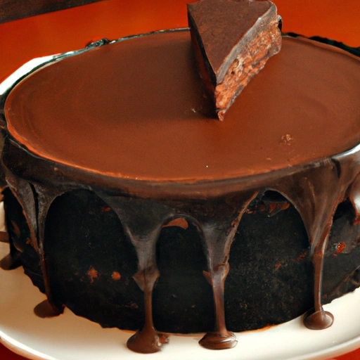 Total Chocolate Eclipse Cake