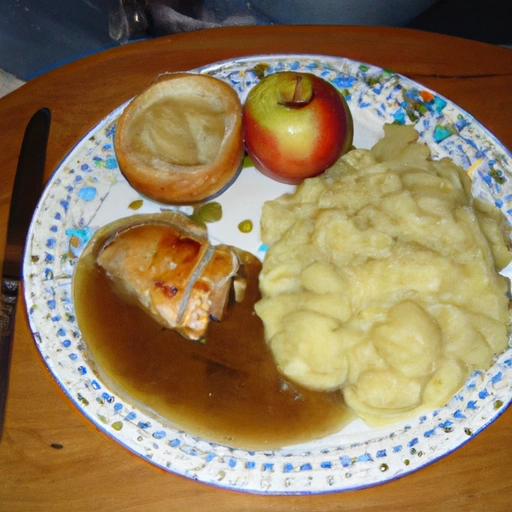 Traditional English Dinner for French Students