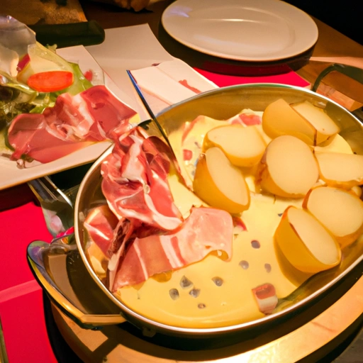 Tradycyjne szwajcarskie raclette