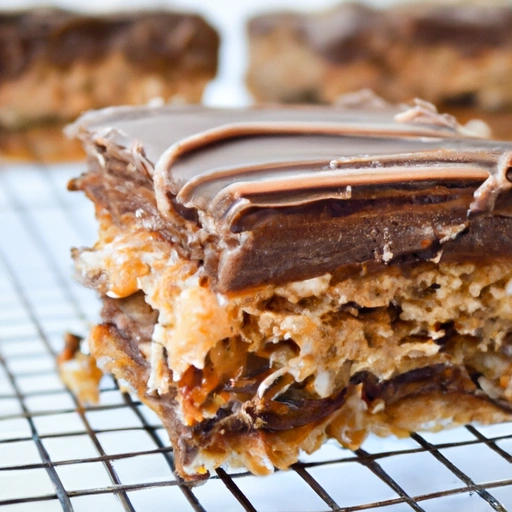 Triple-layer Cookie Bars with Coconut and Chocolate