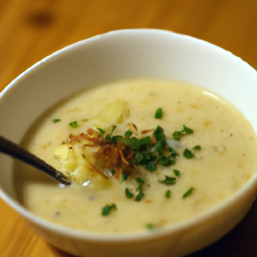 Triple-onion and Potato Soup