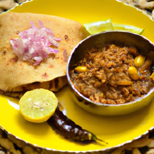 Tuna Ambulthiyal Rotti with Corn Rice, Karan Koku Curry and Jackfruit Sambol