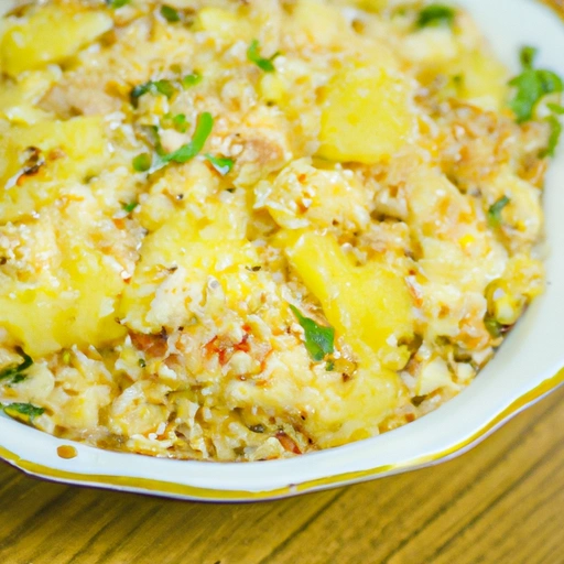 Tuna-topped Curried Rice
