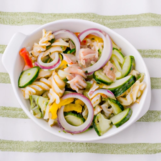 Tuna Vegetable Pasta Salad
