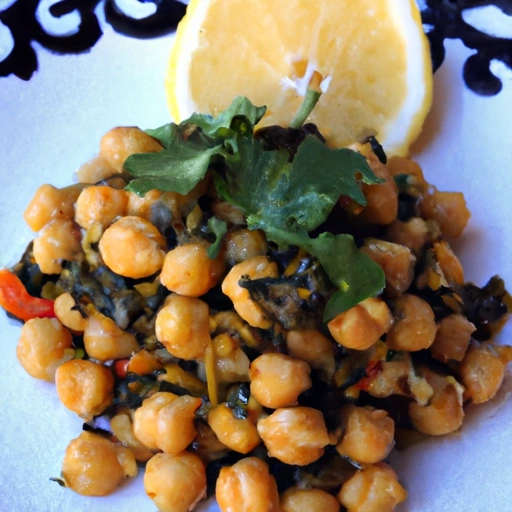 Tunisian Chickpeas with Silverbeet