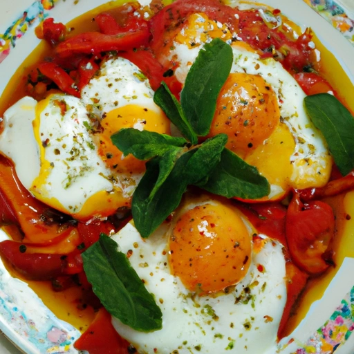 Tunisian Eggs and Peppers