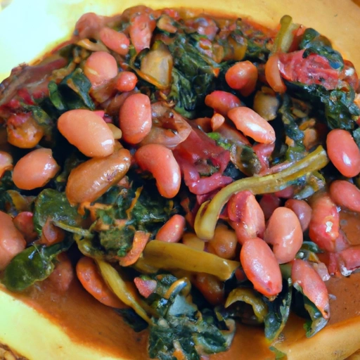 Tunisian-Style Greens and Beans