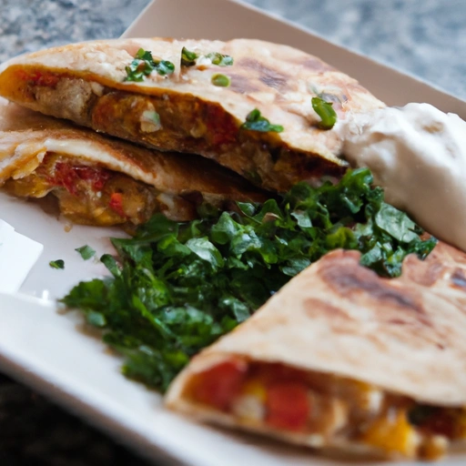 Turkey and Cheddar Breakfast Quesadillas