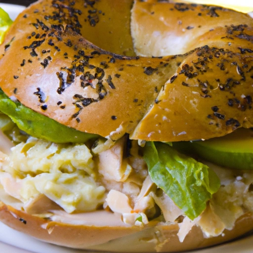 Turkey-California Avocado-Pineapple Bagelwiches