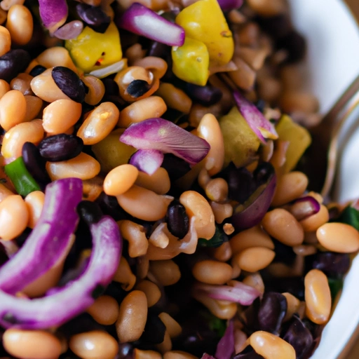 Two-bean and Barley Salad with Pine Nuts