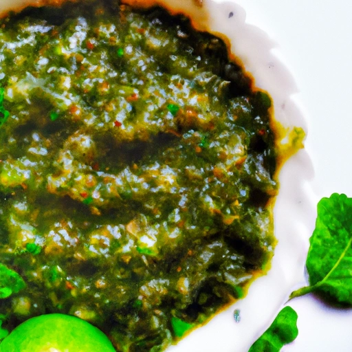 Uncooked Cilantro Chutney