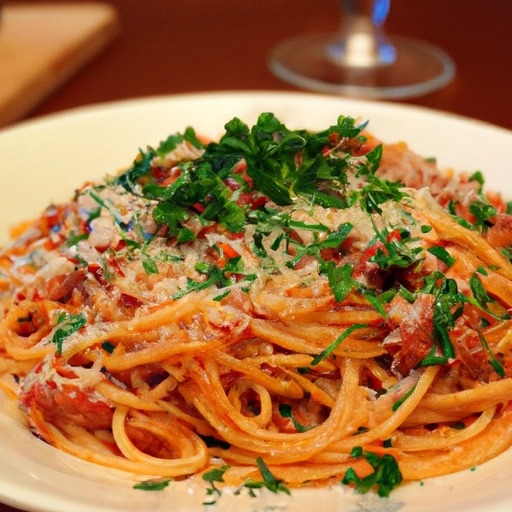 Valentino's Peasant-style Spaghetti